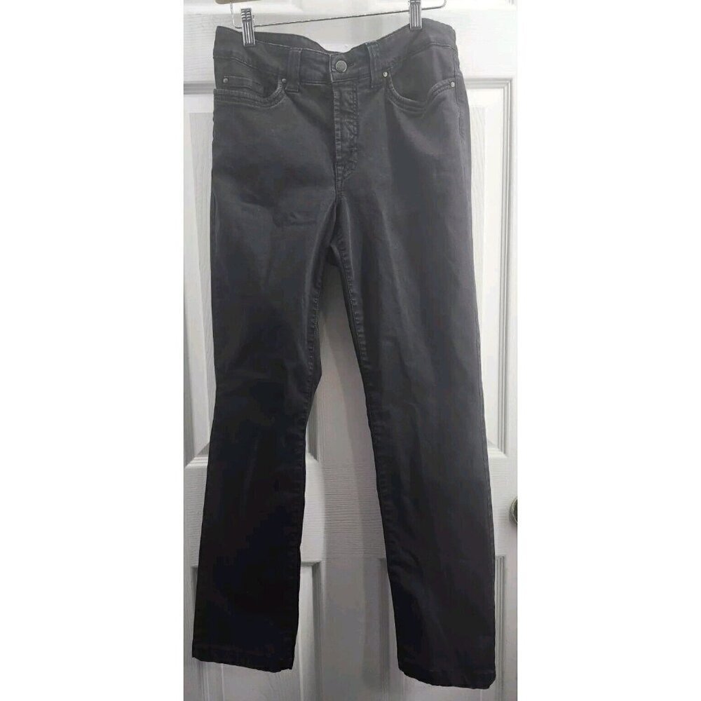 Jonny Q Vintage Jeans Made In Italy Black Straight Leg Lightly Distressed...